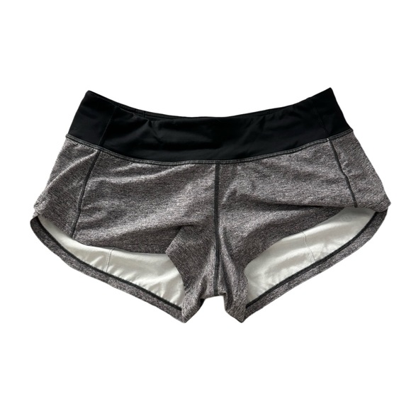 SOLD❌ lululemon heather lux multi black low-rise shorts - Picture 3 of 4